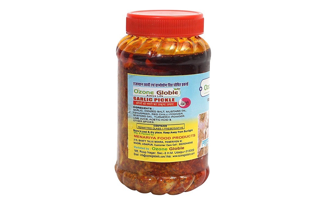 Ozone Globle Lahsun Ka Achar    Plastic Jar  400 grams